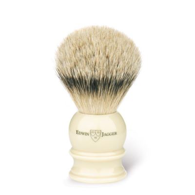 EDWIN JAGGER Pennello Da Barba in Tasso - Silver Tip